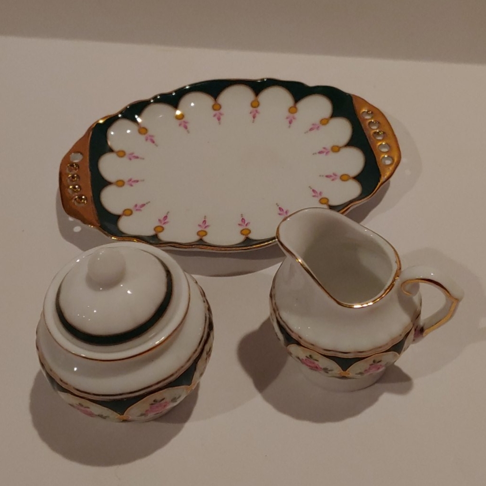 Vintage Miniature China tea set Dynasty heirloom